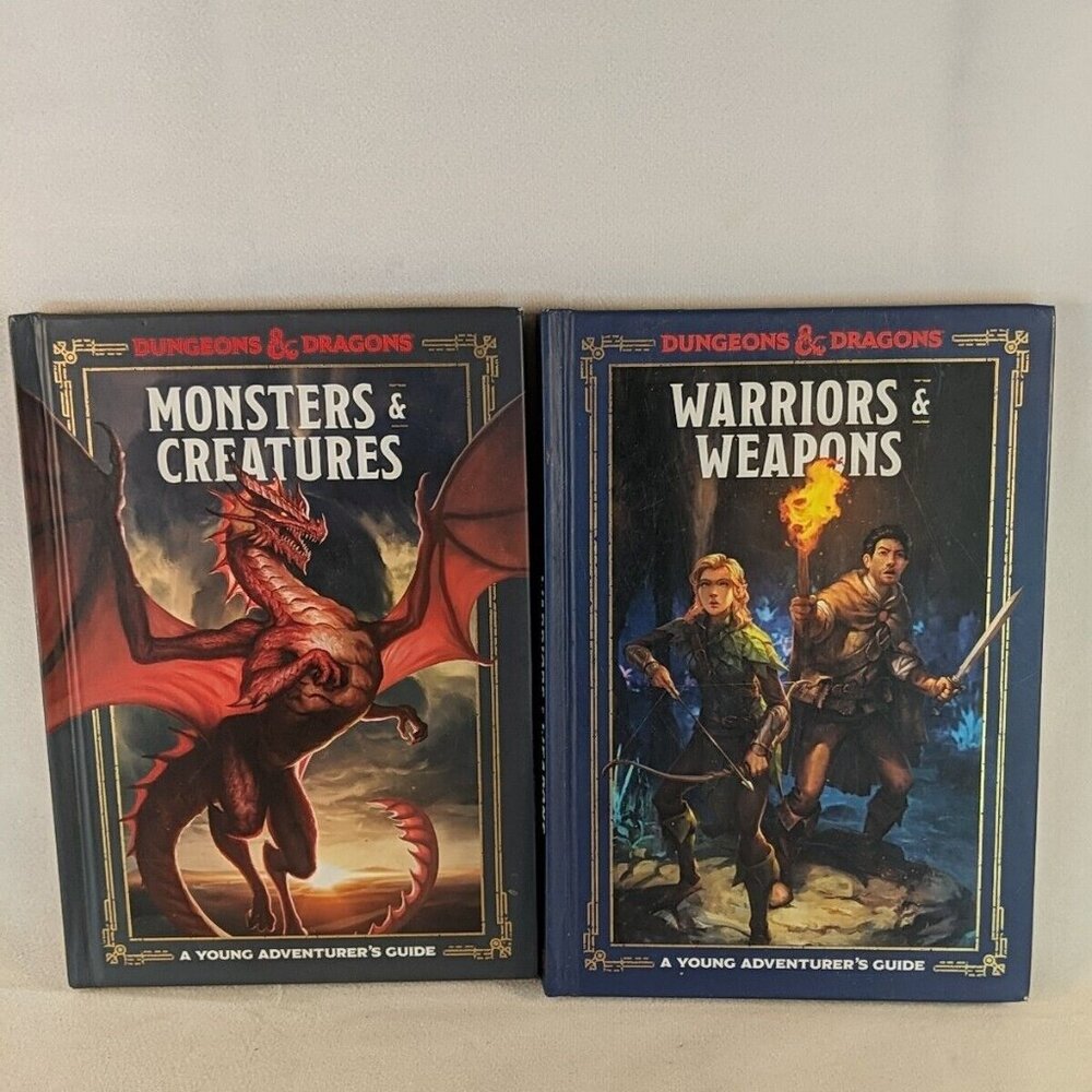 Dungeons & Dragons Monsters Creatures Warriors Weapons Young Adventurer's Guide